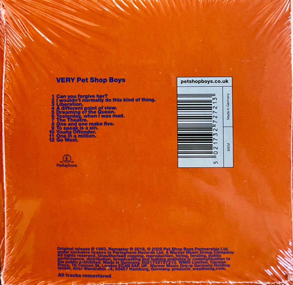 Pet Shop Boys – Very Music CD