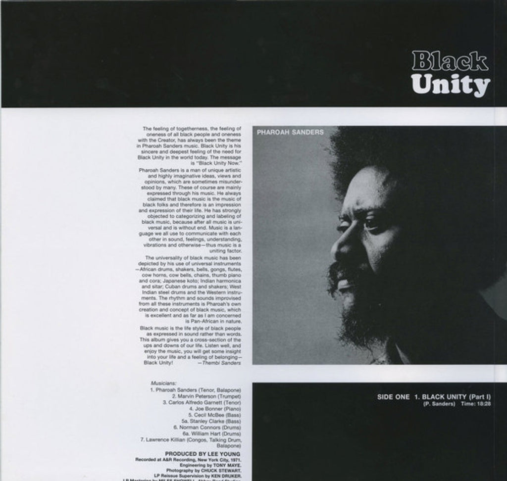 Pharoah Sanders – Black Unity (LP Vinyl) Vinyl Record