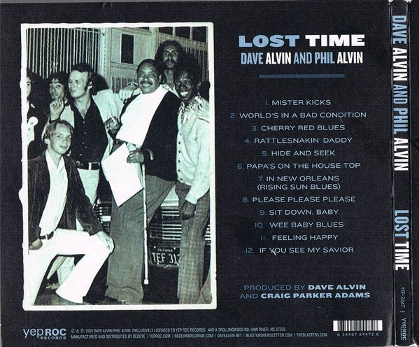 Dave Alvin and Phil Alvin – Lost Time Music CD