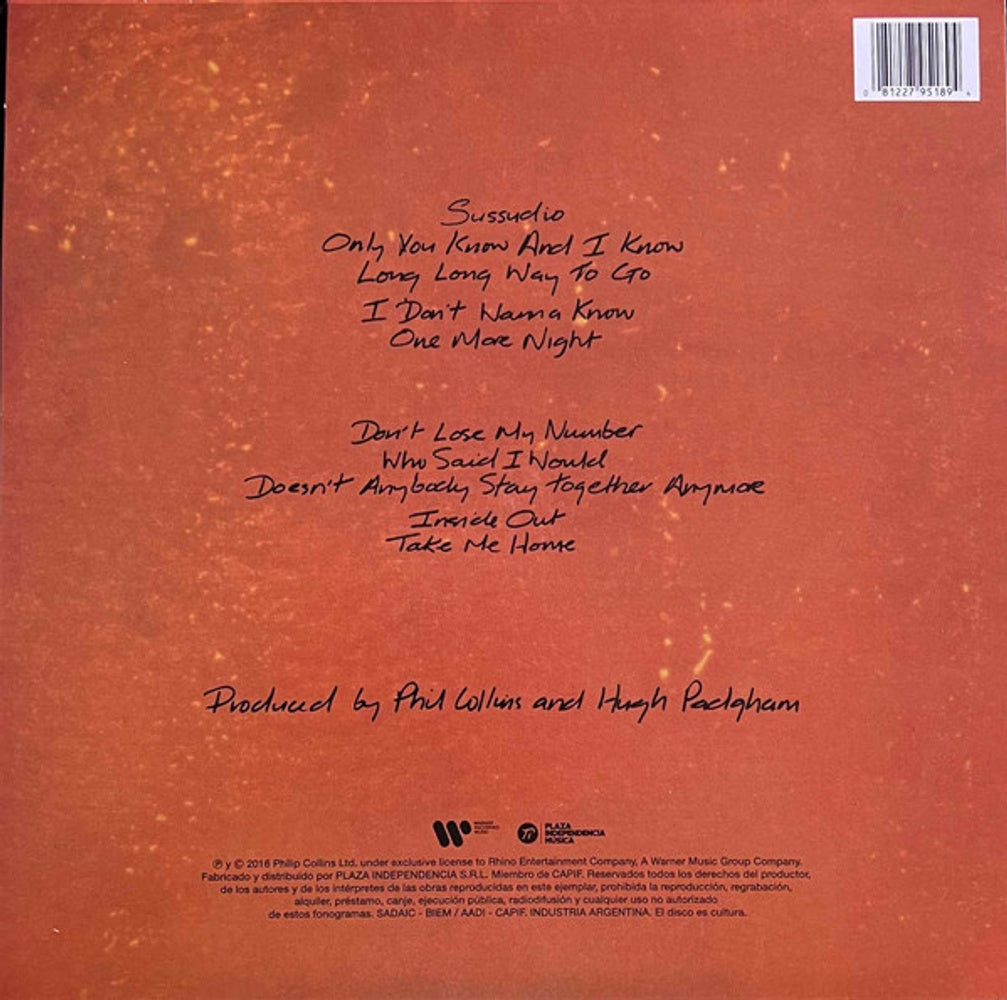 Phil Collins – No Jacket Required (LP Vinyl) Vinyl Record