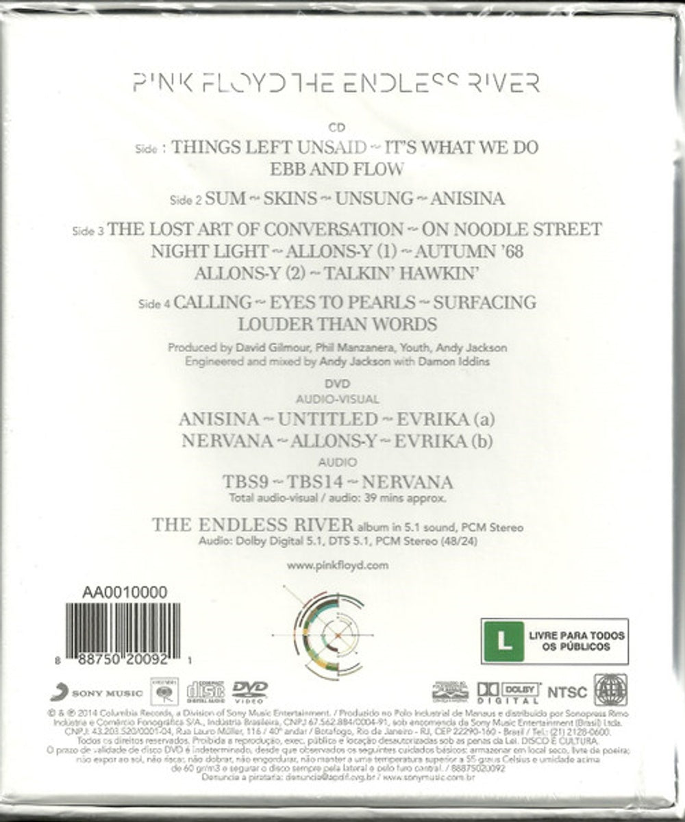 Pink Floyd – The Endless River (2-CD + DVD) Music CD
