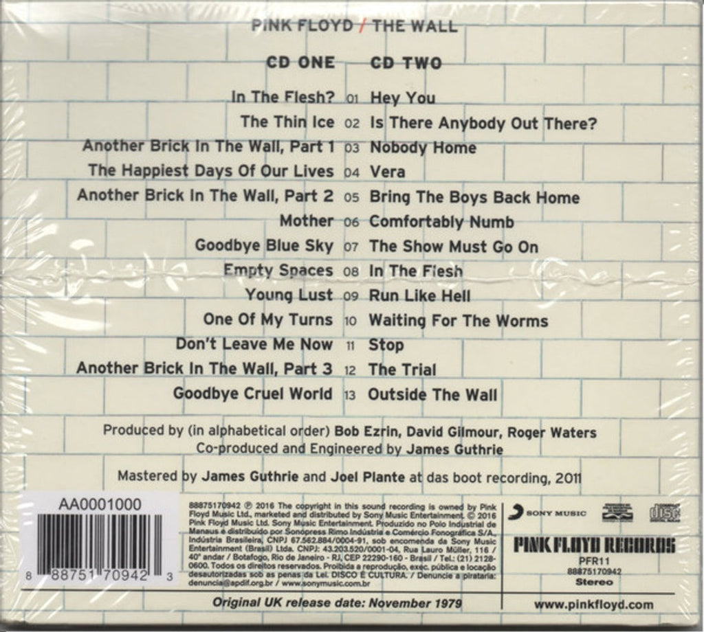 Pink Floyd – The Wall (2-CD) Music CD