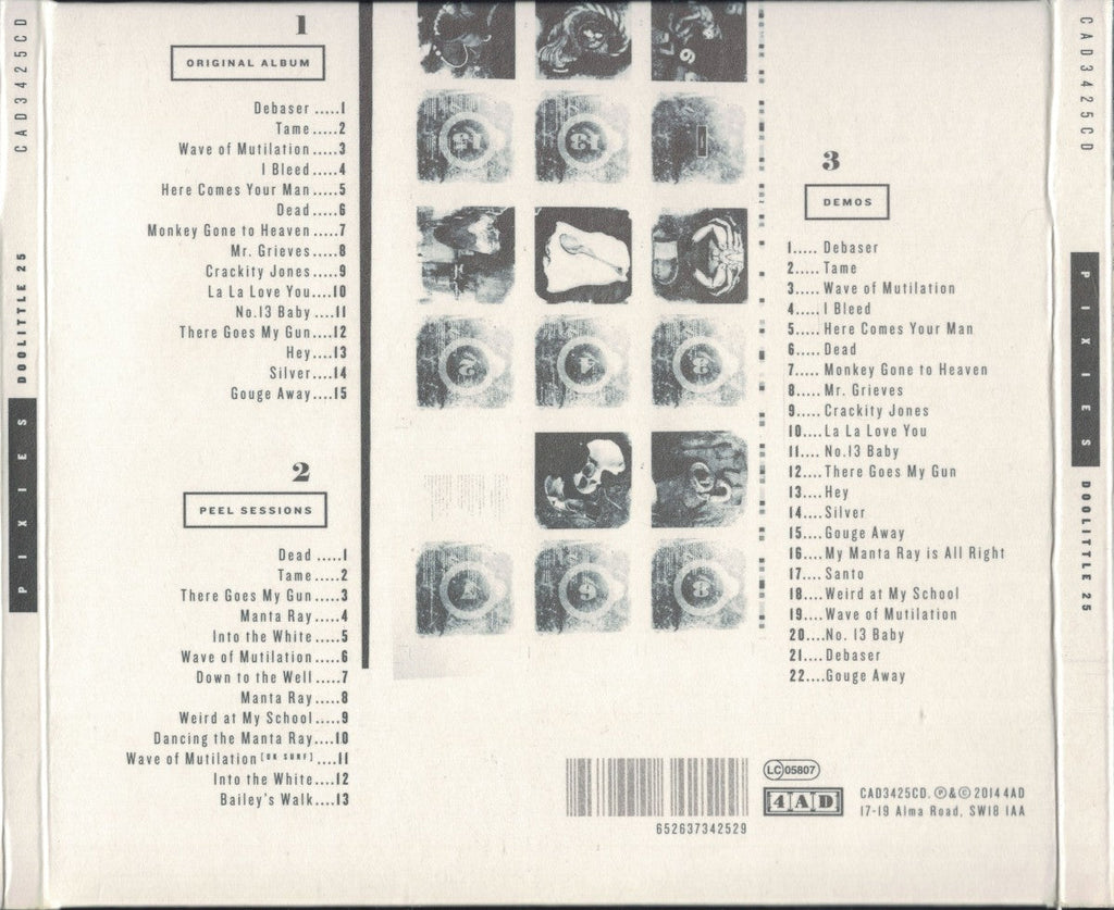 Pixies – Doolittle 25: B-Sides Peel Sessions & Demos (3-CD) Music CD