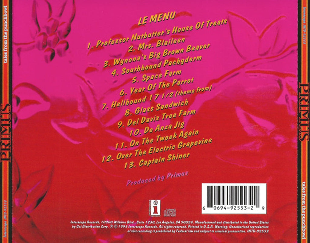 Primus – Tales from the Punchbowl Music CD