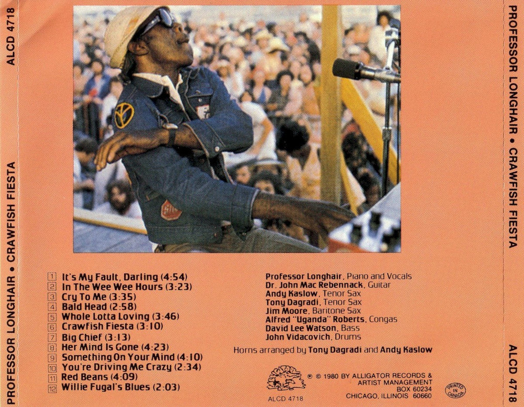 Professor Longhair – Crawfish Fiesta Music CD