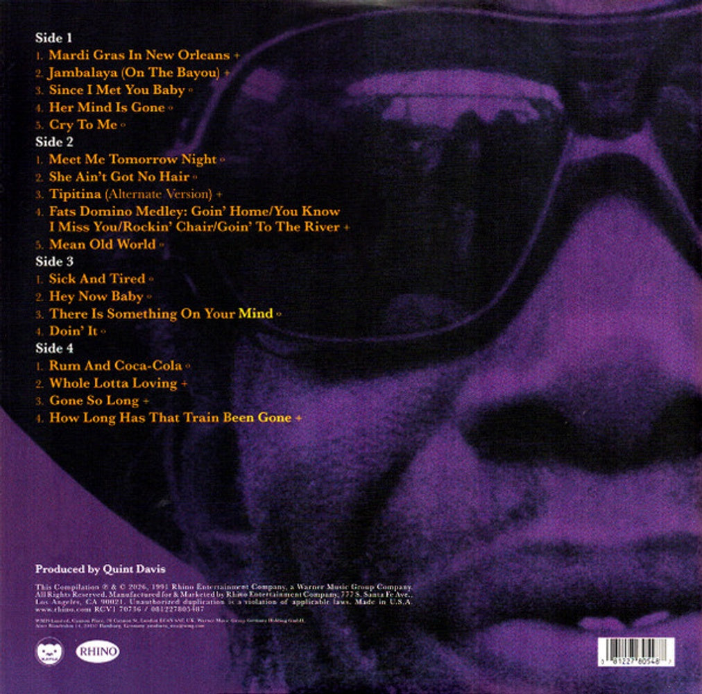 Professor Longhair – The Last Mardi Gras (2-LP Vinyl) Vinyl Record
