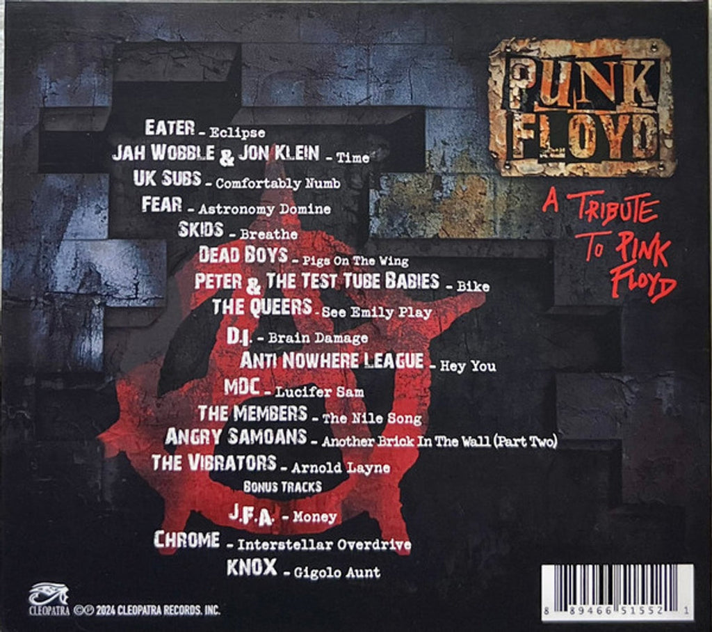 Punk Floyd - A Tribute To Pink Floyd Music CD