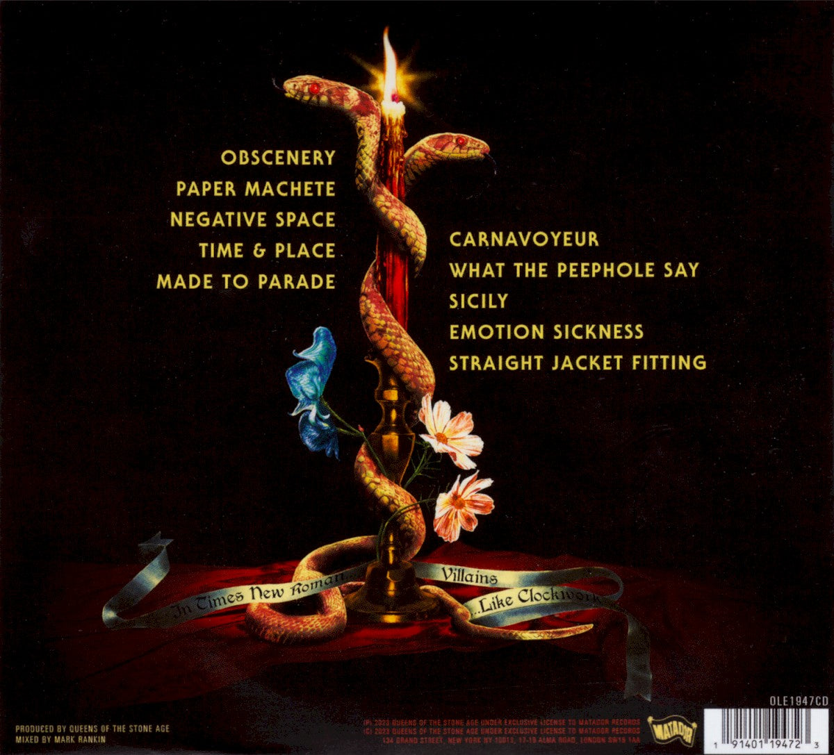 Queens Of The Stone Age – In Times New Roman... Music CD