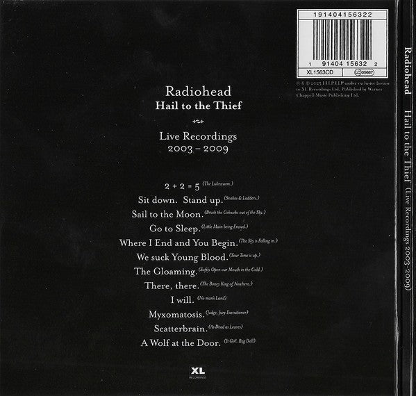 Radiohead – Hail to the Thief Music CD