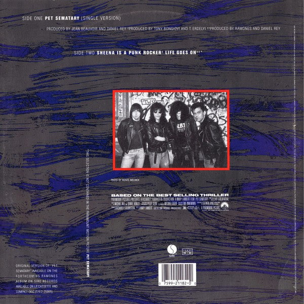 Ramones – Pet Sematary (12" Vinyl) Vinyl Record