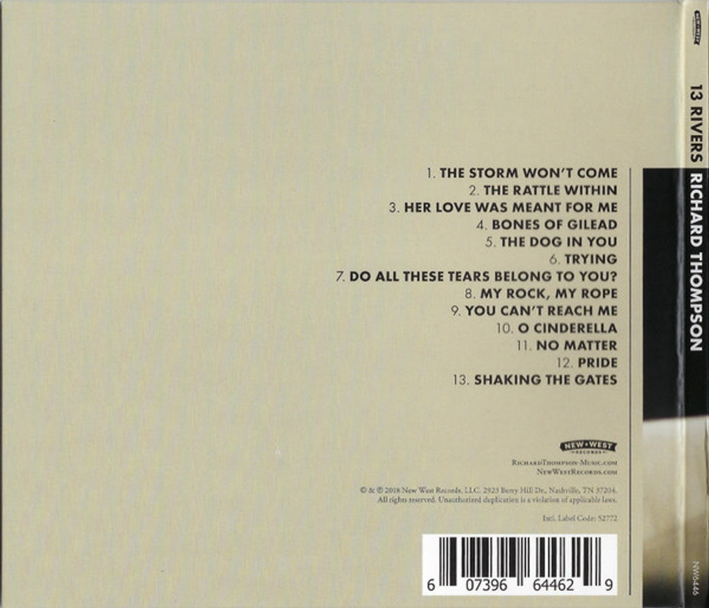 Richard Thompson – 13 Rivers Music CD