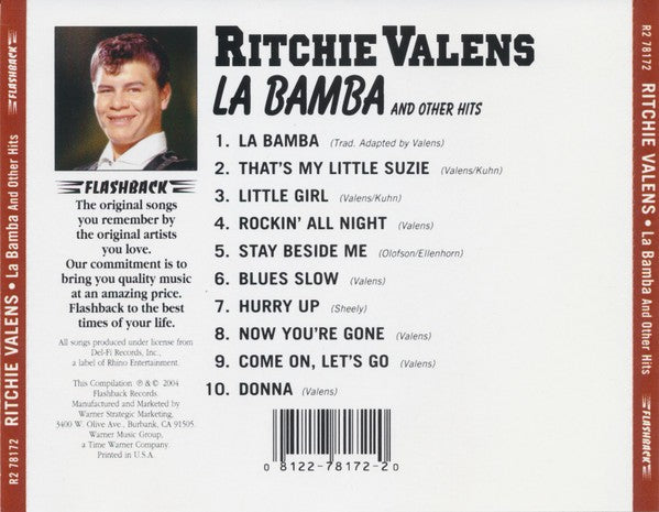 Ritchie Valens – La Bamba and Other Hits Music CD