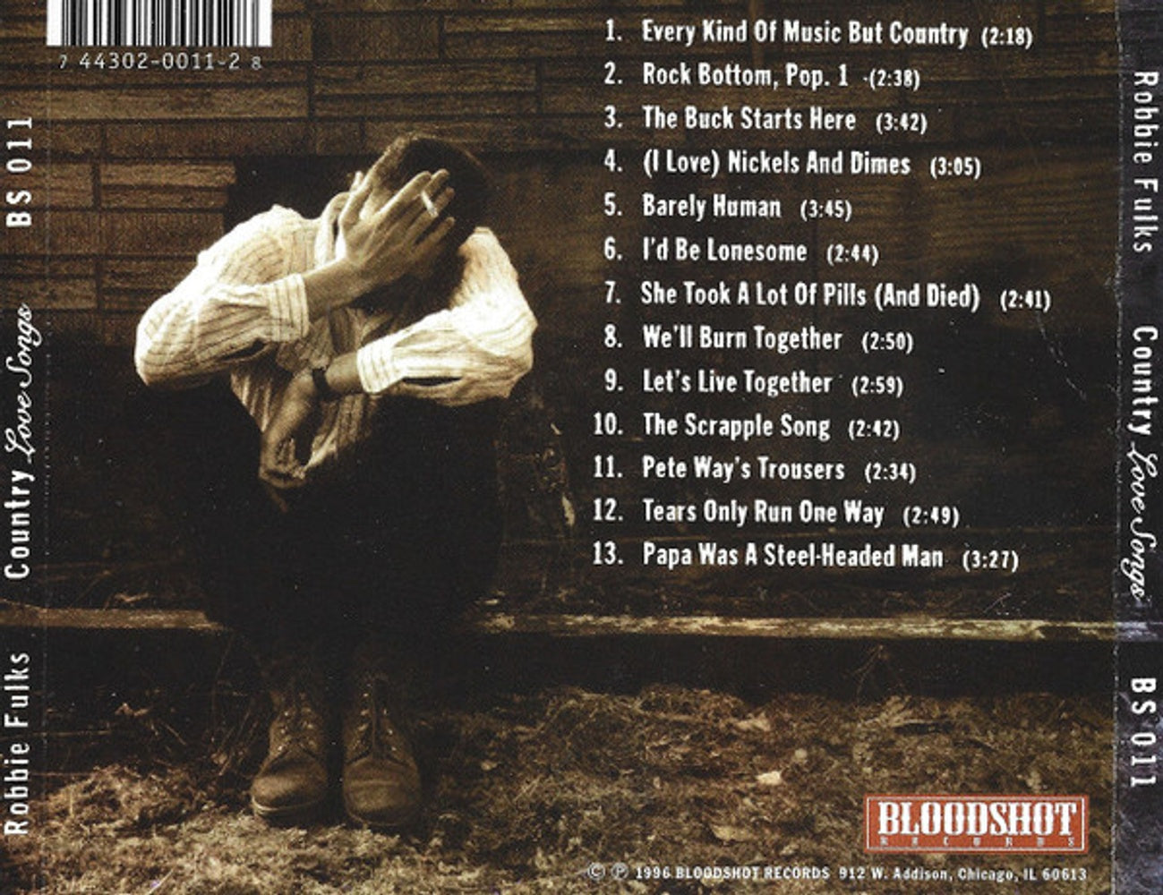 Robbie Fulks – Country Love Songs Music CD