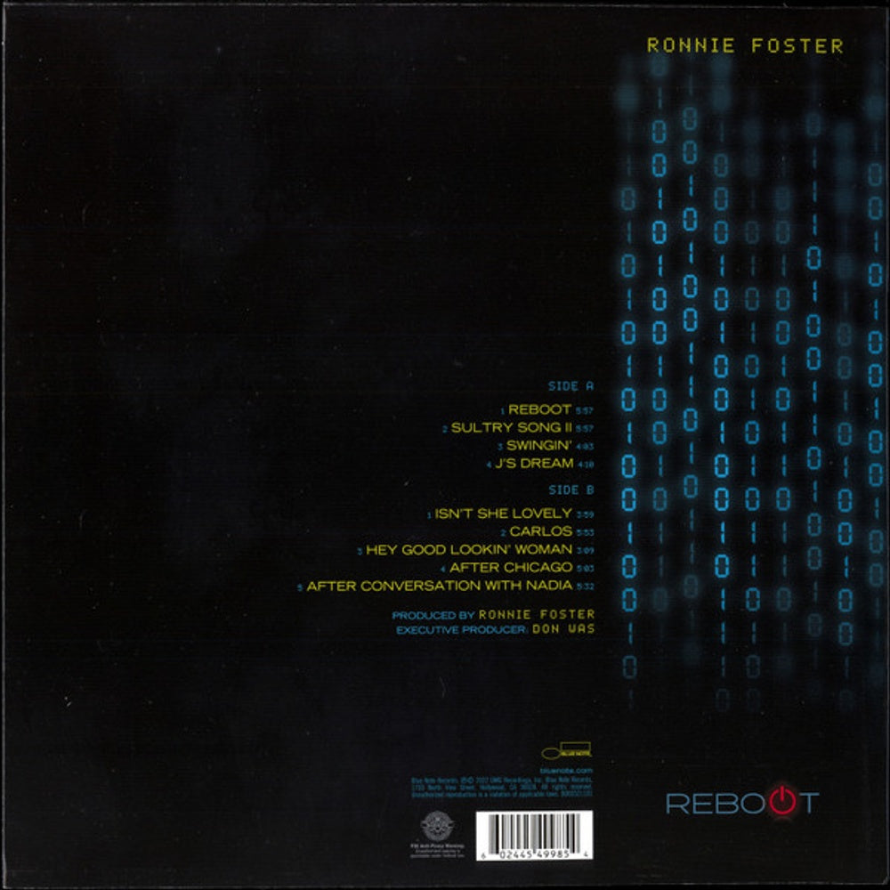 Ronnie Foster – Reboot (LP Vinyl) Vinyl Record
