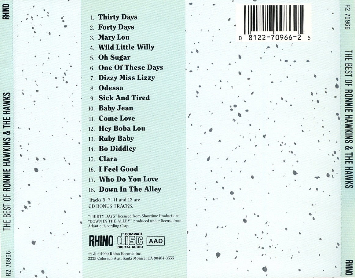 Ronnie Hawkins & The Hawks – Best Of Music CD