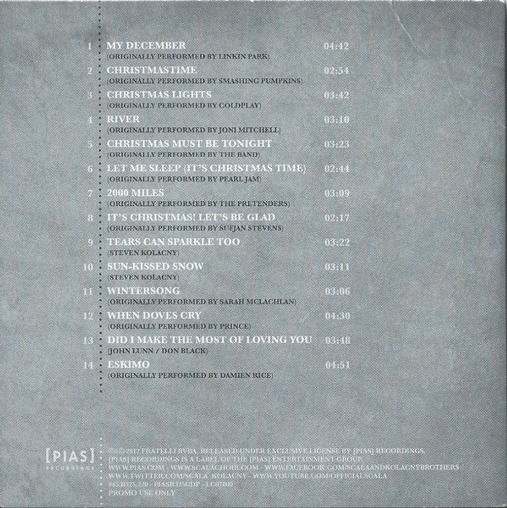 Scala & Kolacny Brothers – December Music CD