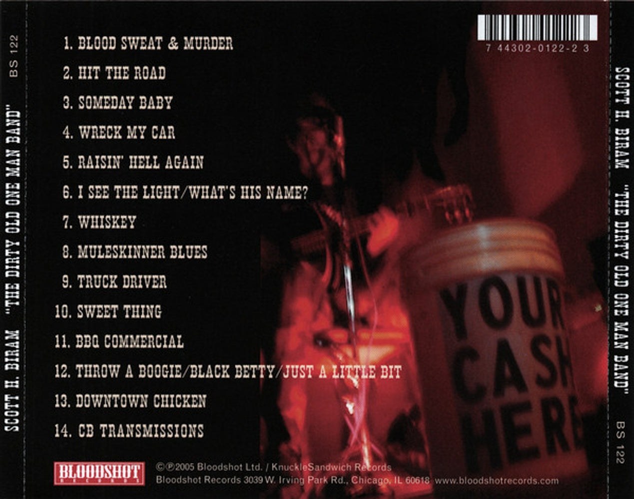 Scott H. Biram – The Dirty Old One Man Band Music CD