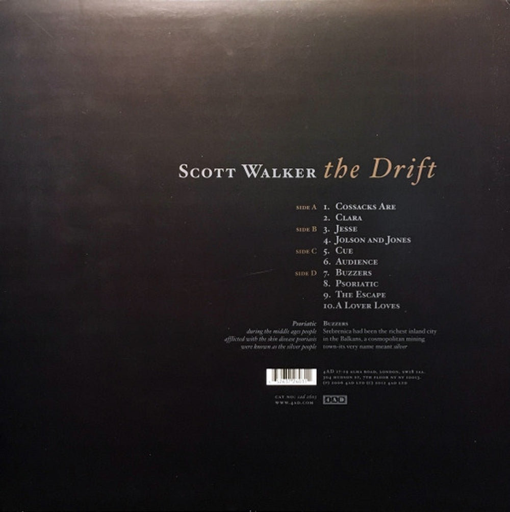 Scott Walker – The Drift (2-LP Vinyl) Vinyl Record