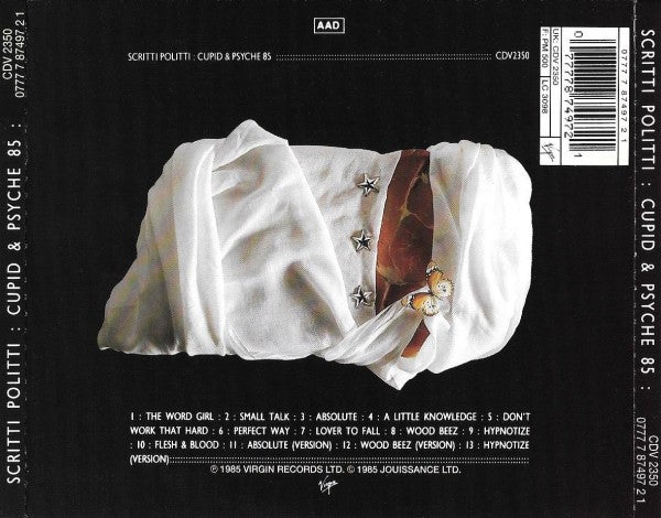 Scritti Politti – Cupid & Psyche 85 (LP Vinyl) Vinyl Record