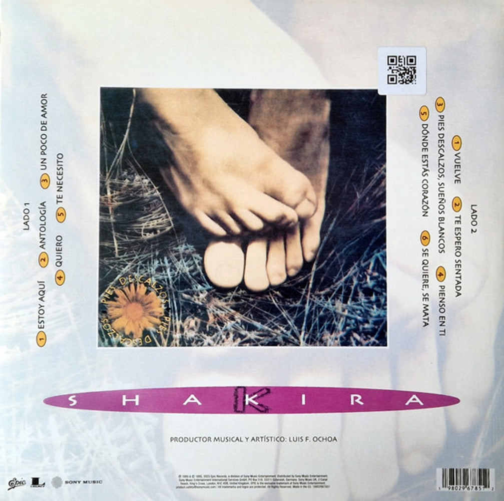 Shakira – Pies Descalzos (LP Vinyl) Vinyl Record