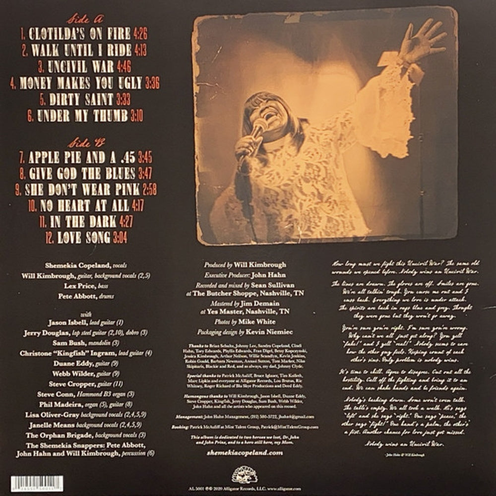 Shemekia Copeland – Uncivil War (LP Vinyl) Vinyl Record