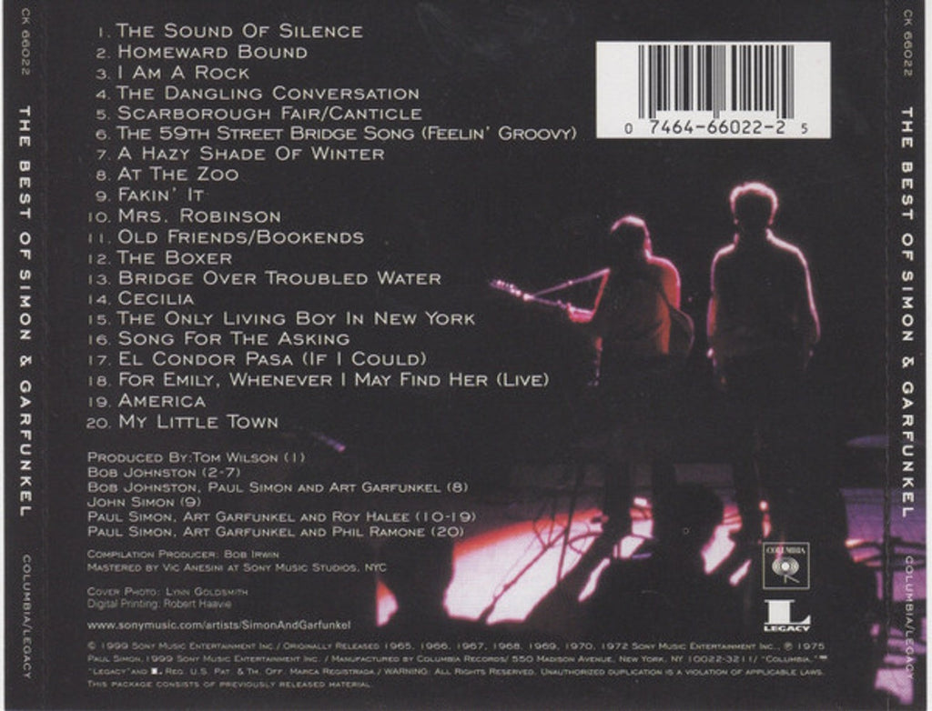Simon & Garfunkel – The Best Of Simon & Garfunkel Music CD