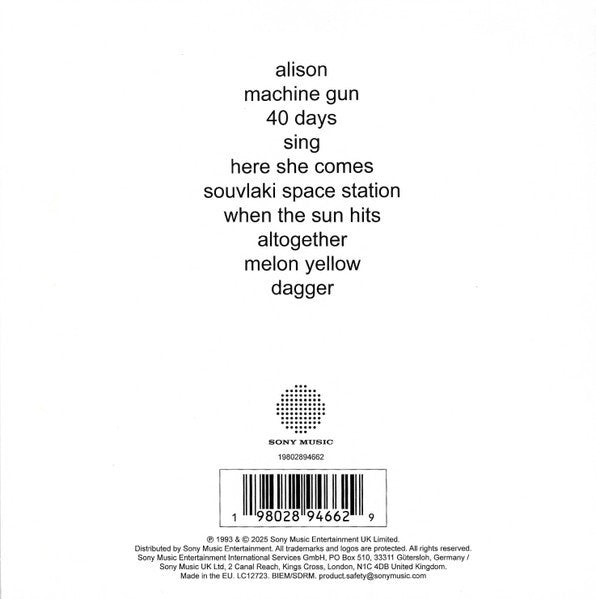 Slowdive – Souvlaki Music CD