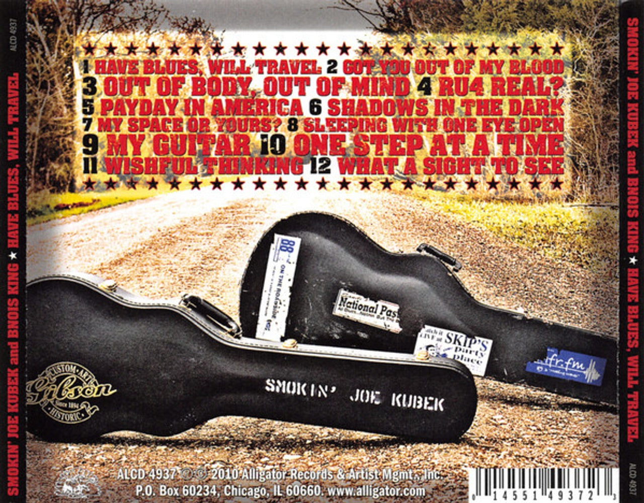 Smokin' Joe Kubek & Bnois King – Have Blues Will Travel Music CD