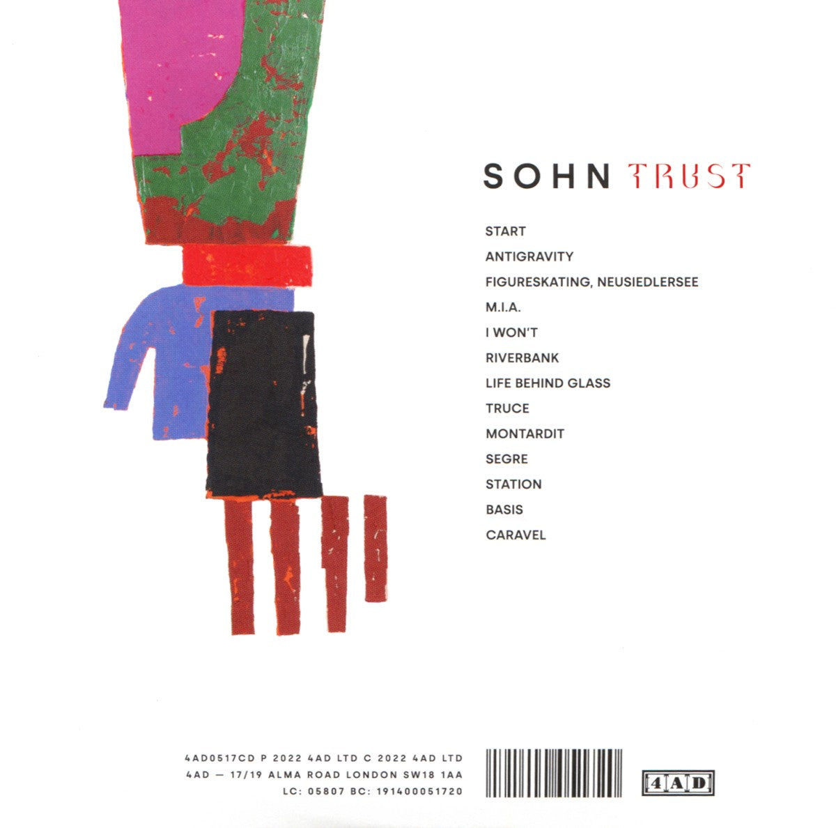 Sohn – Trust Music CD
