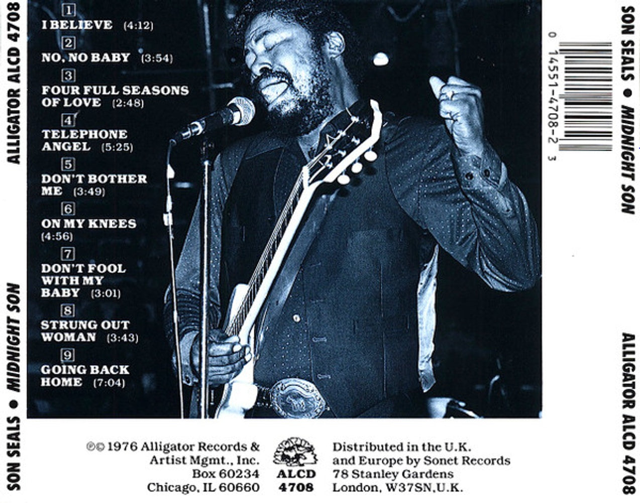 Son Seals – Midnight Son Music CD