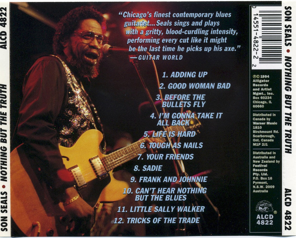 Son Seals – Nothing But the Truth Music CD