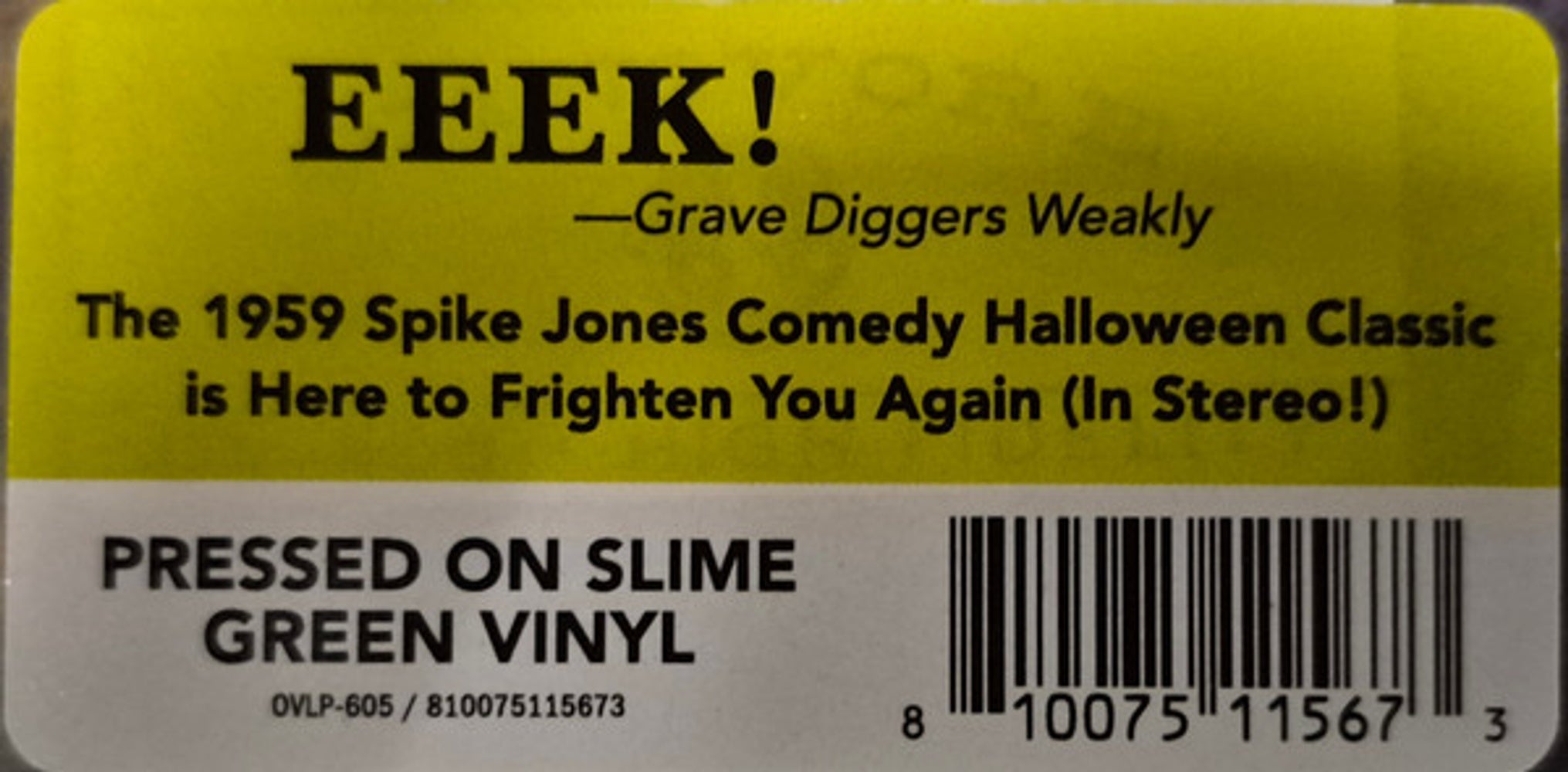 Spike Jones – In Stereo: A Spook (LP Slime Green Vinyl) Vinyl Record
