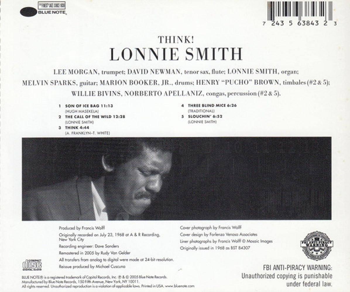 Lonnie Smith – Think! Music CD