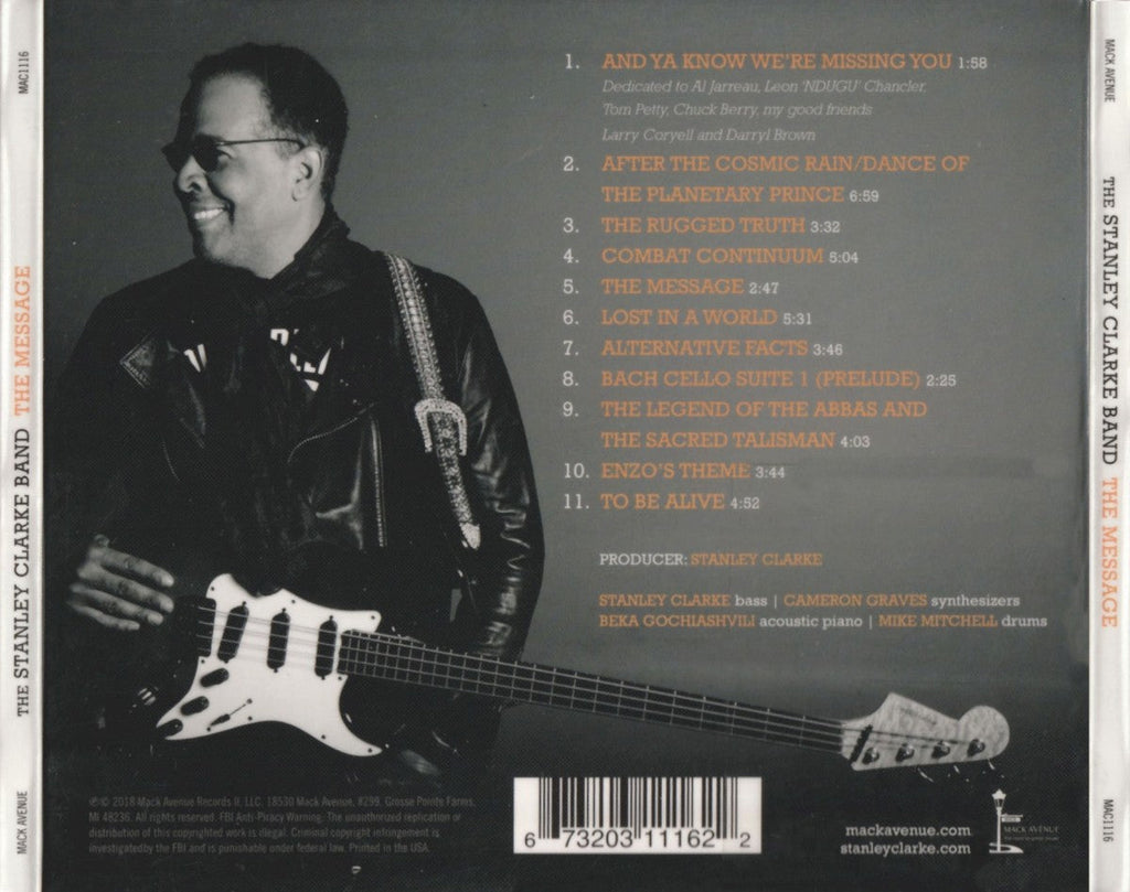 The Stanley Clarke Band – The Message Music CD