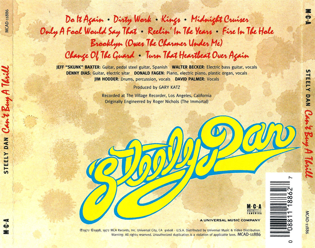 Steely Dan – Can't Buy A Thrill Music CD