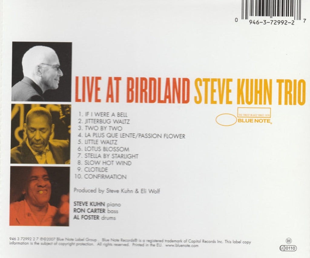 Steve Kuhn – Live at Birdland Music CD