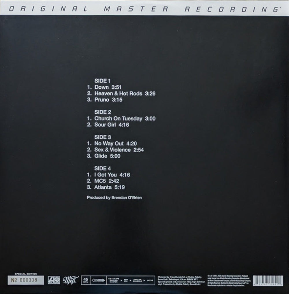 Stone Temple Pilots – No. 4 (Mobile Fidelity 2-LP Vinyl) Vinyl Record