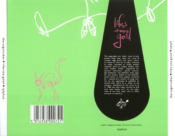 The Sugarcubes – Life's Too Good Music CD