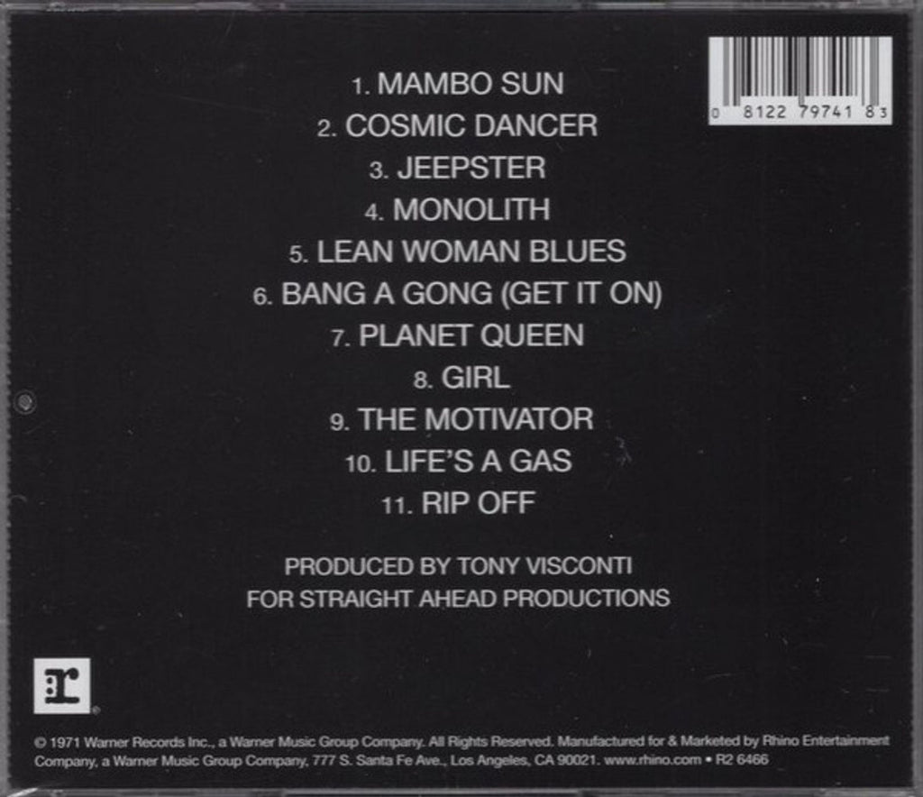 T. Rex – Electric Warrior Music CD