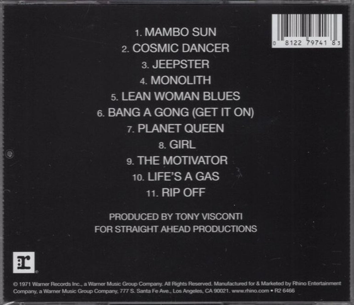 T. Rex – Electric Warrior Music CD