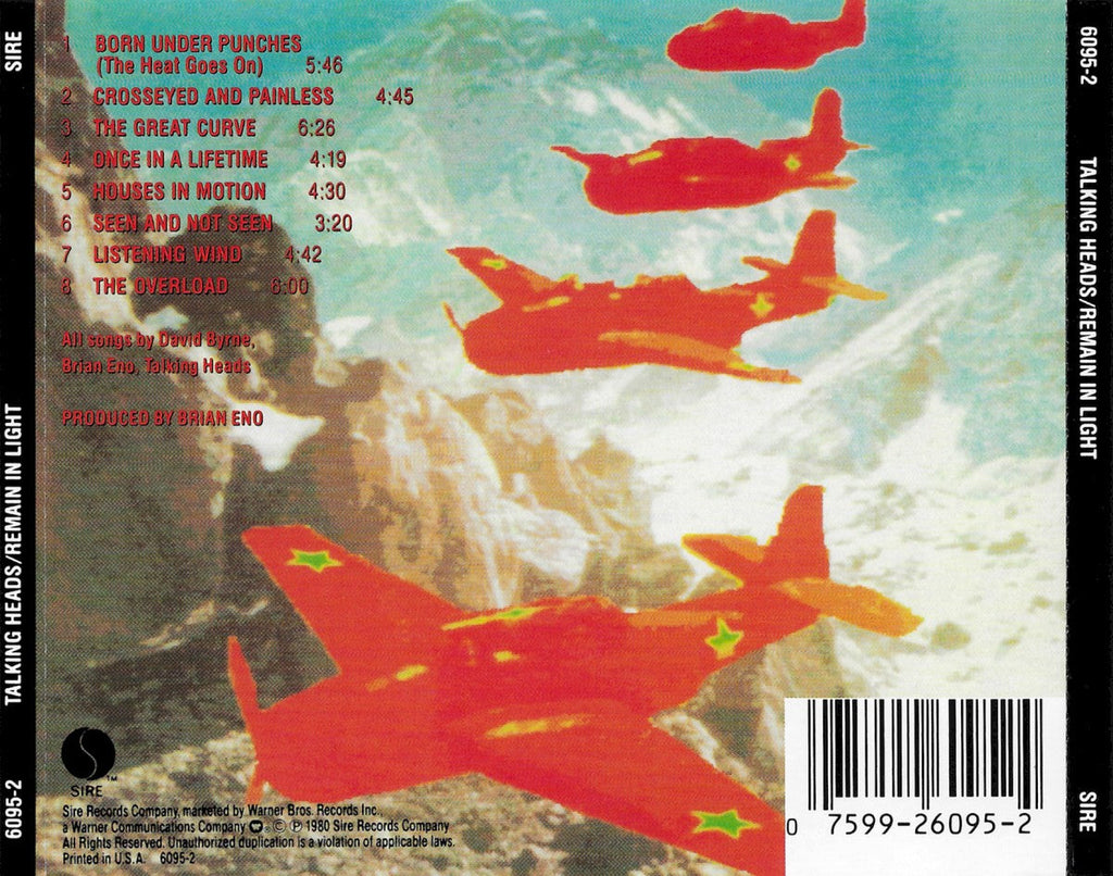 Talking Heads – Remain in Light Music CD