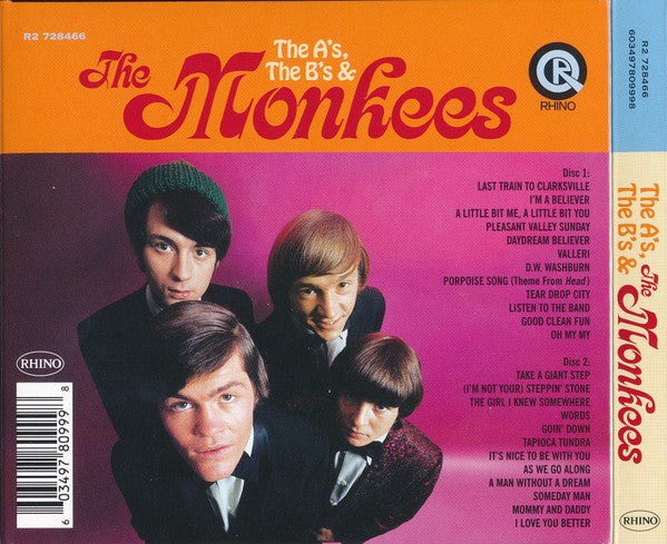 The Monkees - The A's, The B's (2-CD) Music CD