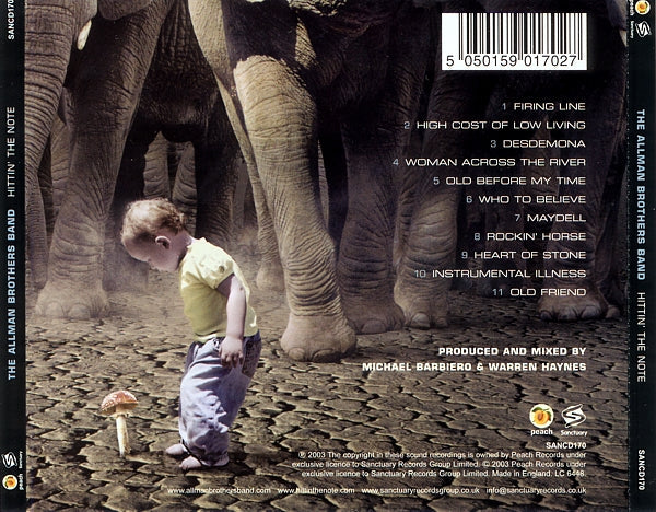 The Allman Brothers Band – Hittin the Note Music CD