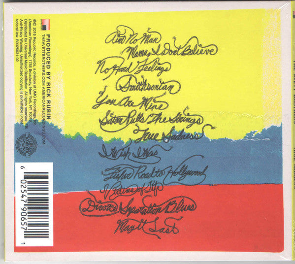 The Avett Brothers – True Sadness Music CD