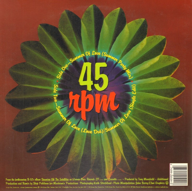 The B-52's – Summer Of Love (12" Inch Vinyl) Vinyl Record