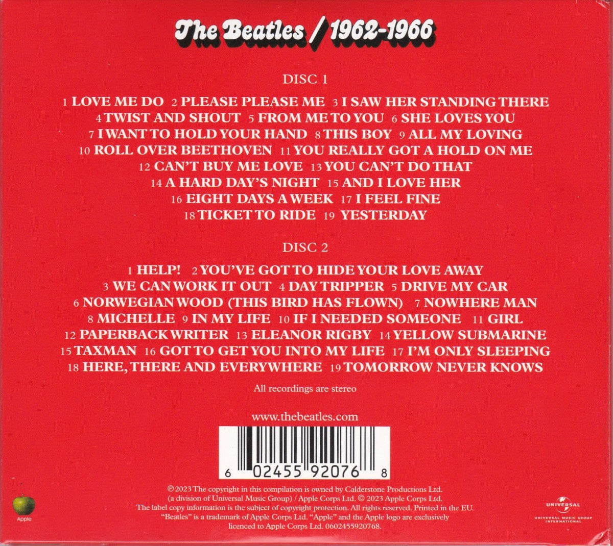 The Beatles – 1962-1966 (The Red Album): 2023 Edition (2-CD) Music CD