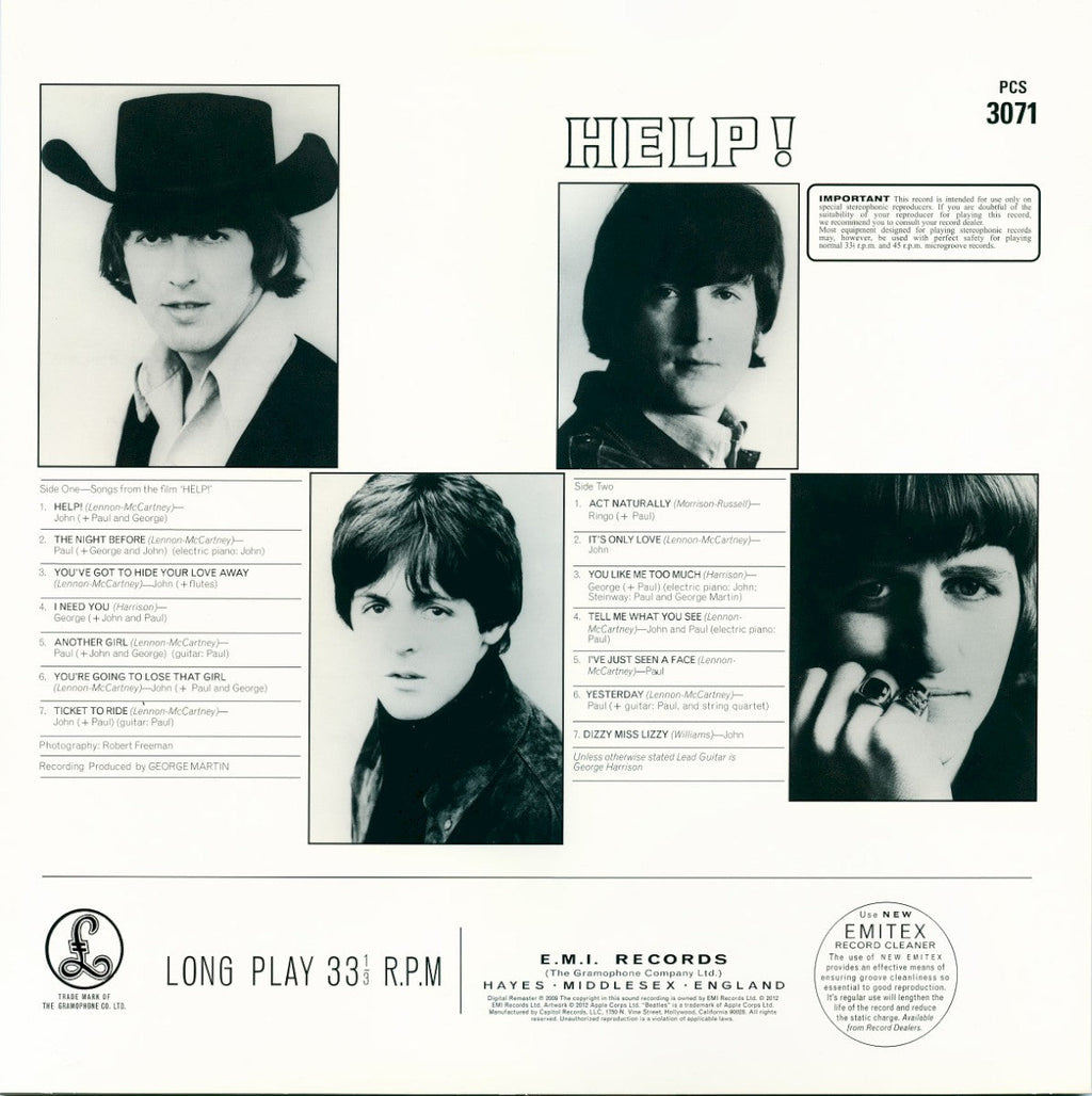 The Beatles – Help (LP Vinyl) Vinyl Record