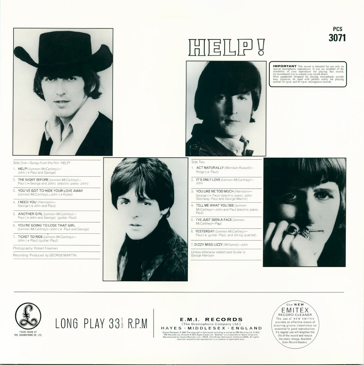 The Beatles – Help (LP Vinyl) Vinyl Record