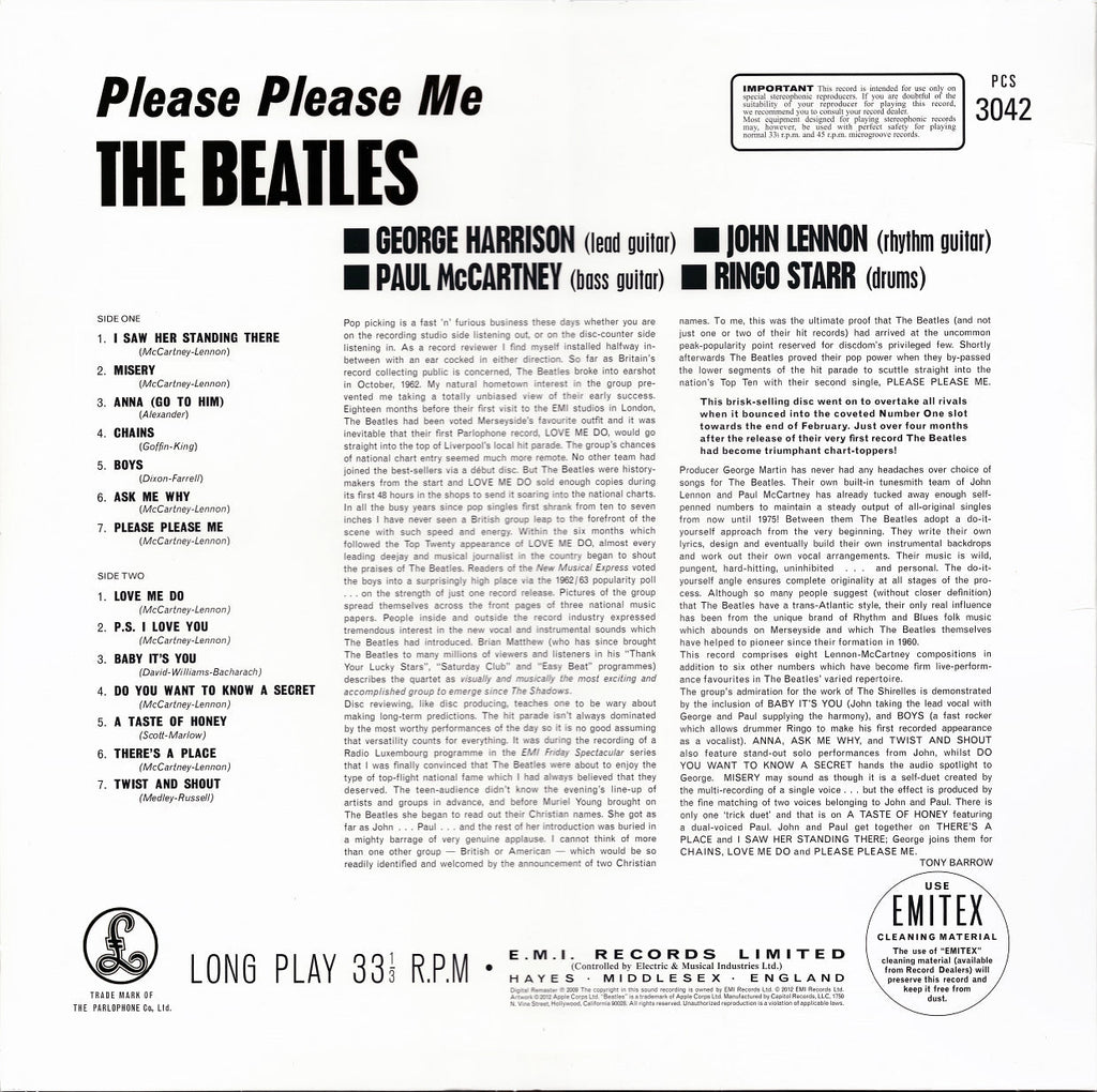 The Beatles – Please Please Me (LP Vinyl) Vinyl Record