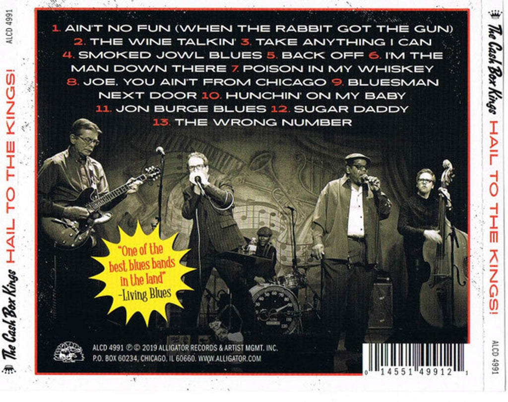 The Cash Box Kings – Hail To The Kings! Music CD